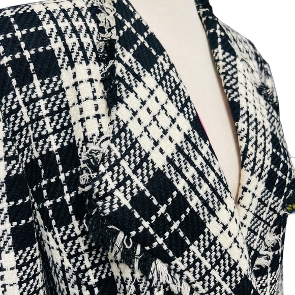 Nicole Studio Chic Black and White Plaid Skirt Set - Picture 3 of 6
